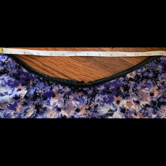 Purple Floral Skater Skirt - Picture 6 of 6